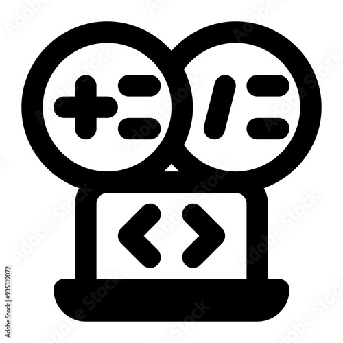 assignment operator, assignment, operators, programming, coding, computer science outline icon