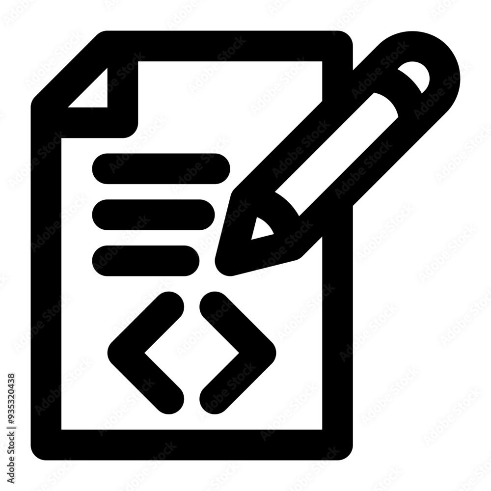 script, scripting, writing code, coding, programming, code outline icon script, scripting, writing code, coding, programming, code outline icon