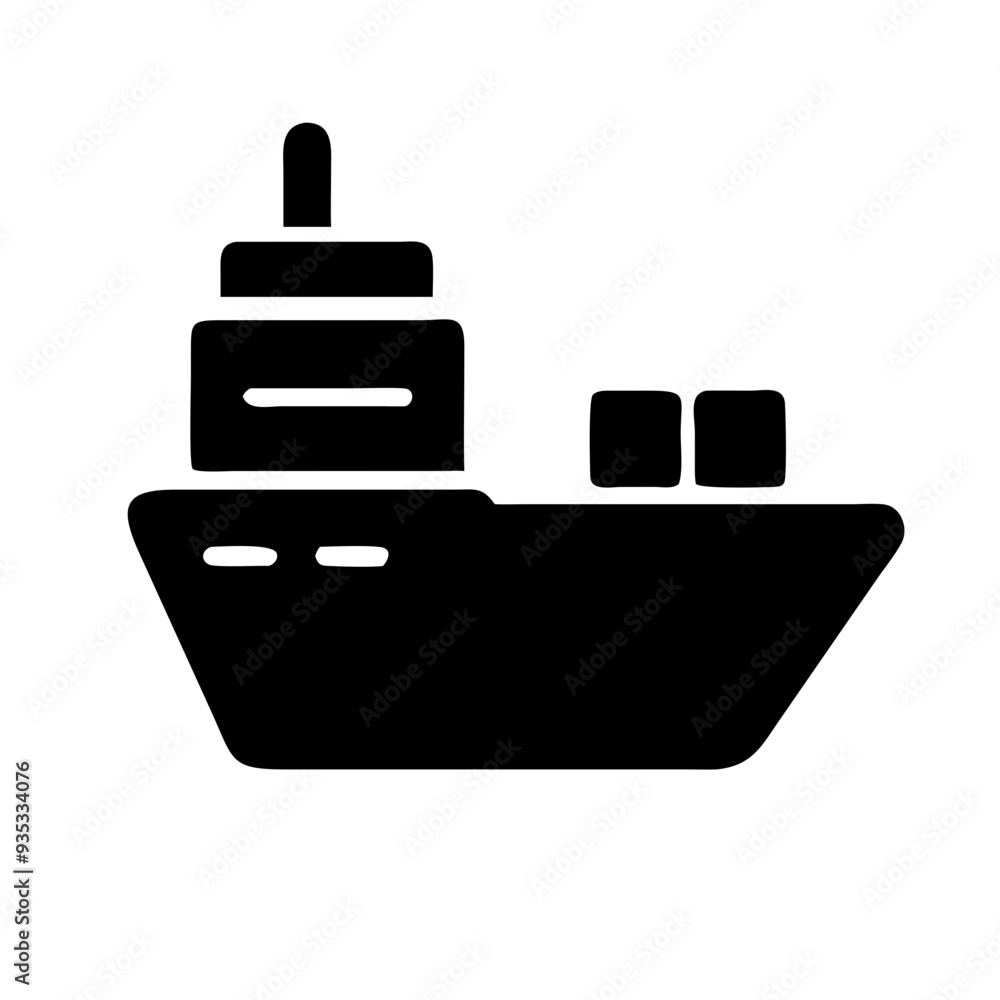 cargo ship icon cargo ship icon
