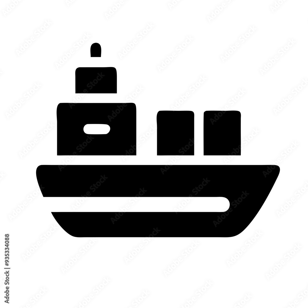 cargo ship icon cargo ship icon
