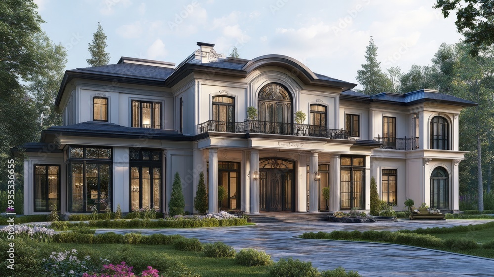 Luxury Modern Mansion. Luxury Modern Mansion.