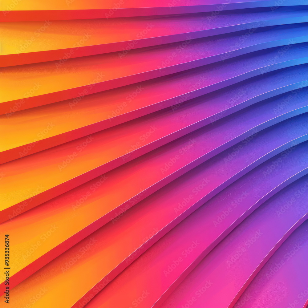 Obraz premium Bright Colors, Gradient Background Graphic