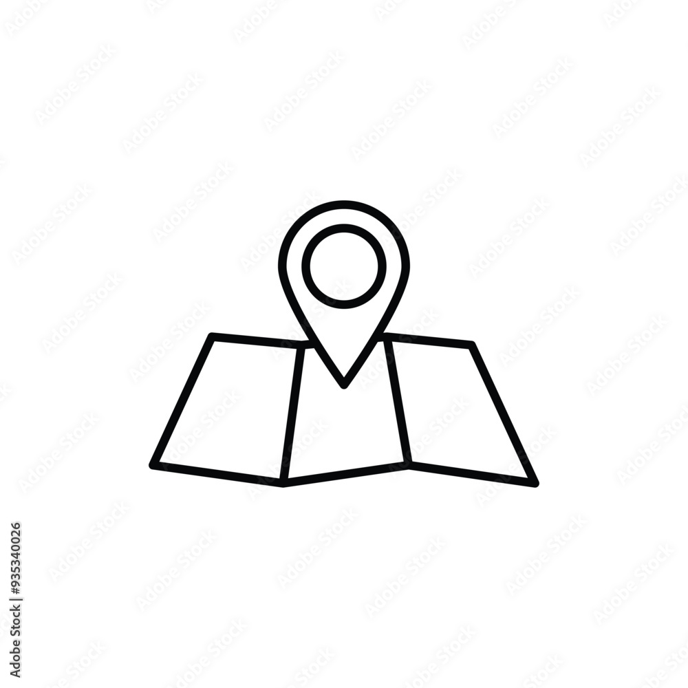 Navigation black and white flat vector icon design. Travel symbol and clip art Navigation black and white flat vector icon design. Travel symbol and clip art