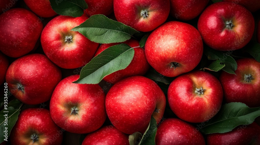 Fresh Red Apples. Fresh Red Apples.