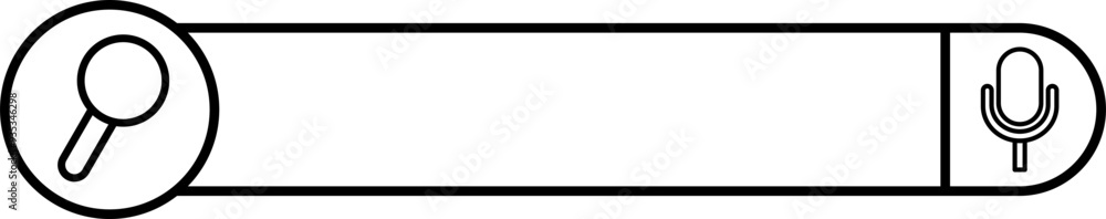 Search Bar Icon Line Search Bar Icon Line