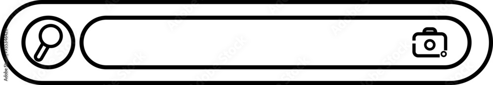 Search Bar Icon Line Search Bar Icon Line