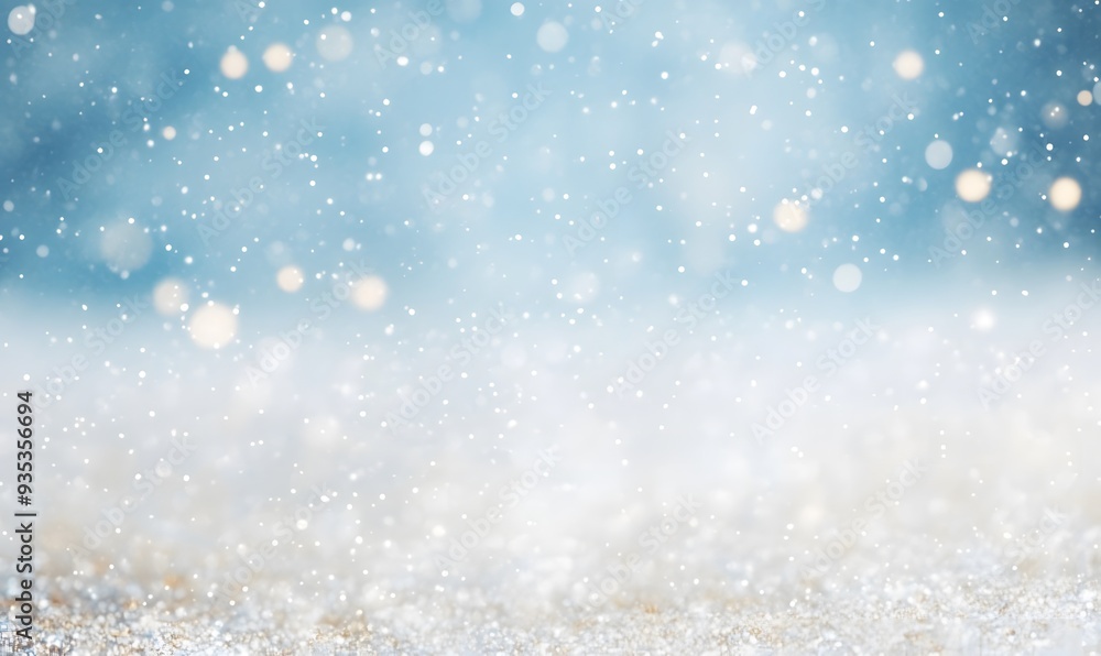 snow swirling and sparkles, Generative AI snow swirling and sparkles, Generative AI