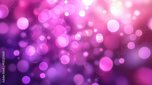 Abstract bokeh patterns with overlapping circles in shades of pink and purple, creating a dreamy atmosphere,