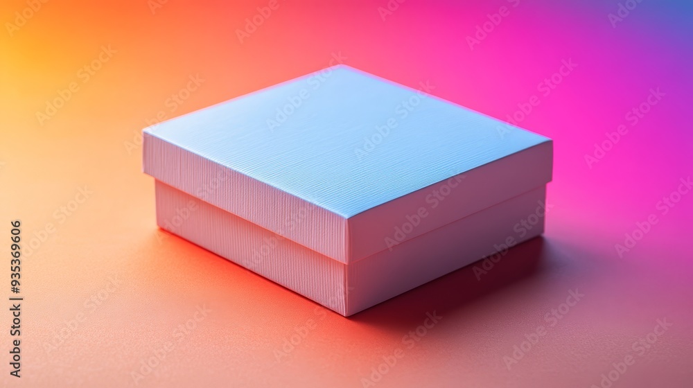 White packaging box mockup on a gradient pink to o 62 box, gift, isolated, object, present, birthday, package, christmas, cube, cardboard, red, celebration, book, container, square, paper, pink, stac White packaging box mockup on a gradient pink to o 62 box, gift, isolated, object, present, birthday, package, christmas, cube, cardboard, red, celebration, book, container, square, paper, pink, stac