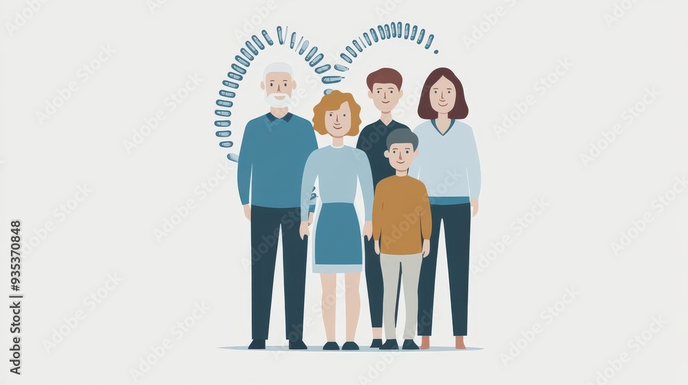 Learn about the role of genetics in health. Understanding your family health history can help identify potential risks for hereditary conditions. Learn about the role of genetics in health. Understanding your family health history can help identify potential risks for hereditary conditions.