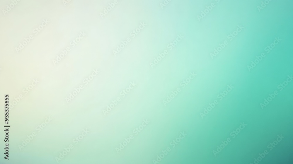 Fototapeta premium Abstract Blurred Green Gradient Background.