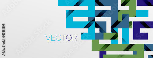 Color bend lines with shadow texture effect. Vector Illustration For Wallpaper, Banner, Background, Card, Book Illustration, landing page