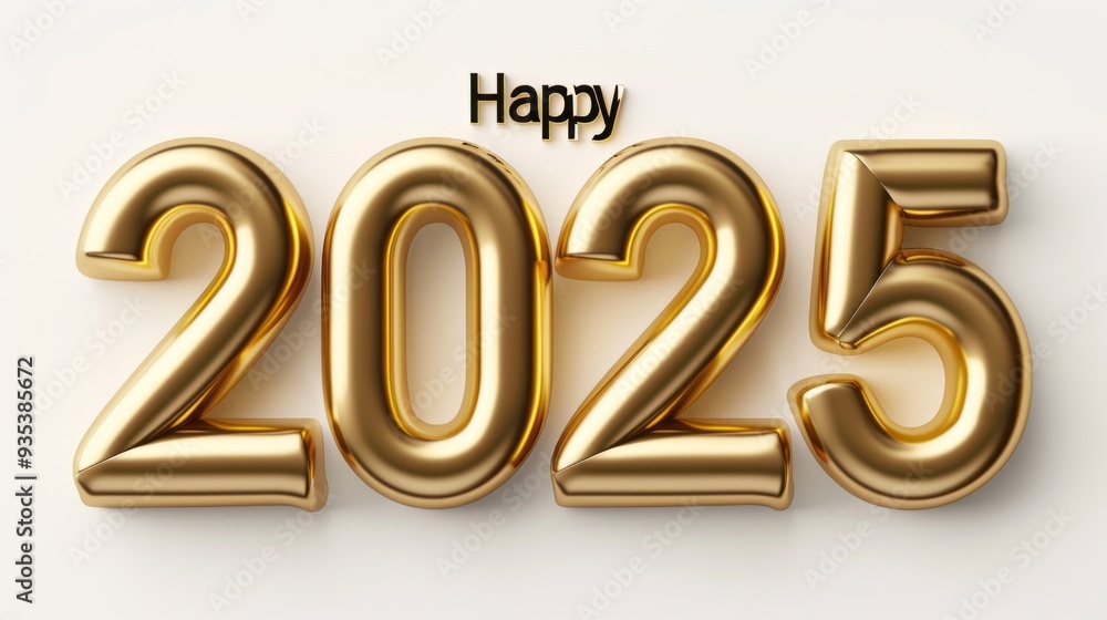 Embrace the joy of 2025 as golden numbers shine brightly, conveying warm wishes for a happy new year, perfect for holiday celebrations and greetings Embrace the joy of 2025 as golden numbers shine brightly, conveying warm wishes for a happy new year, perfect for holiday celebrations and greetings