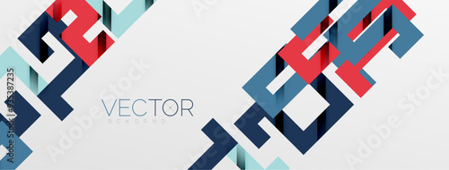 Color bend lines with shadow texture effect. Vector Illustration For Wallpaper, Banner, Background, Card, Book Illustration, landing page