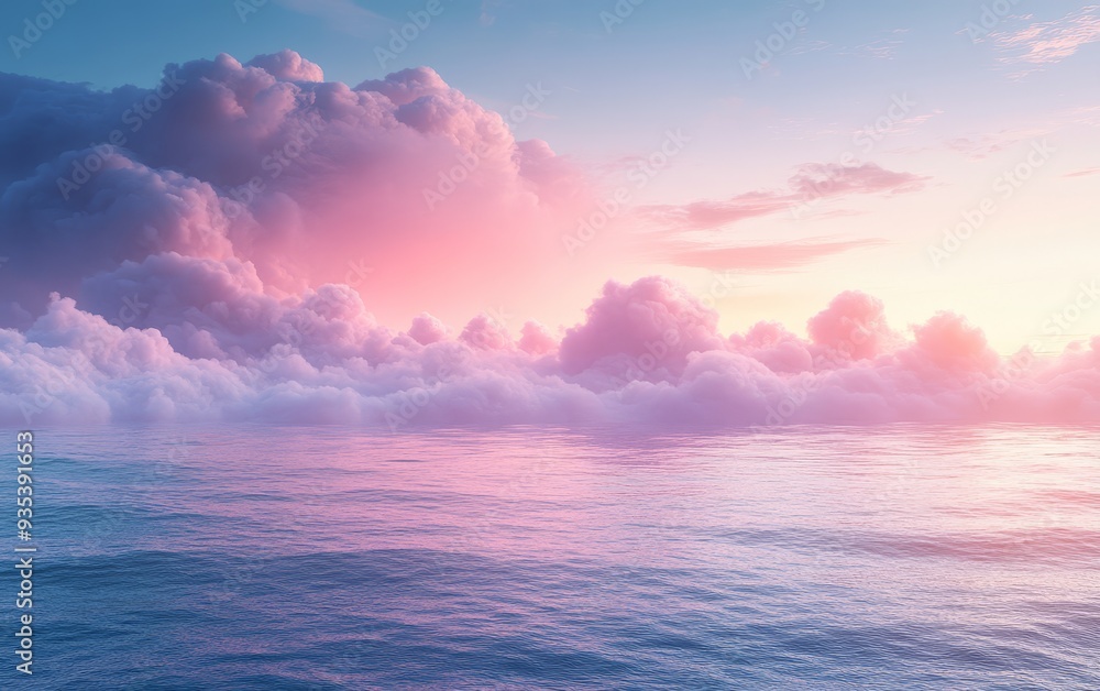 Create a soft pastel gradient background that tran  435 sky, sunset, cloud, sun, sunrise, clouds, nature, blue, sea, water, light, ocean, landscape, evening, sunlight, horizon, beautiful, weather, clo