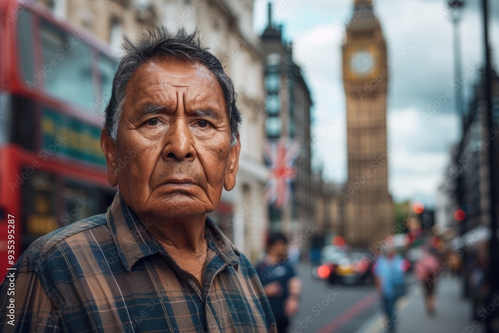 Old Man in London City Old Man in London City