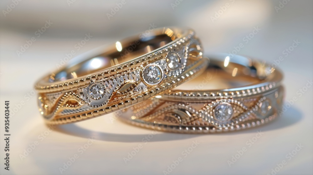 Wedding rings, exchanged as a token of eternal devotion, symbolize the unbreakable bond between partners Wedding rings, exchanged as a token of eternal devotion, symbolize the unbreakable bond between partners