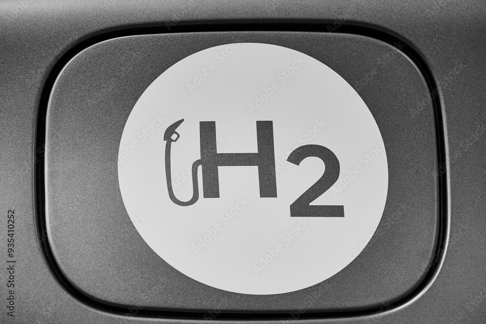 hydrogen vehicle tank. Sustainable energy. Zero emission. Electrolysis