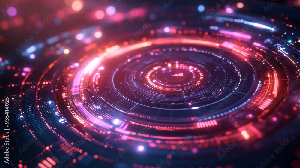 Abstract Tech Background. Abstract Tech Background.
