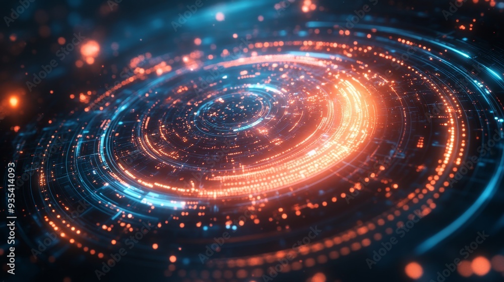 Abstract Tech Background. Abstract Tech Background.