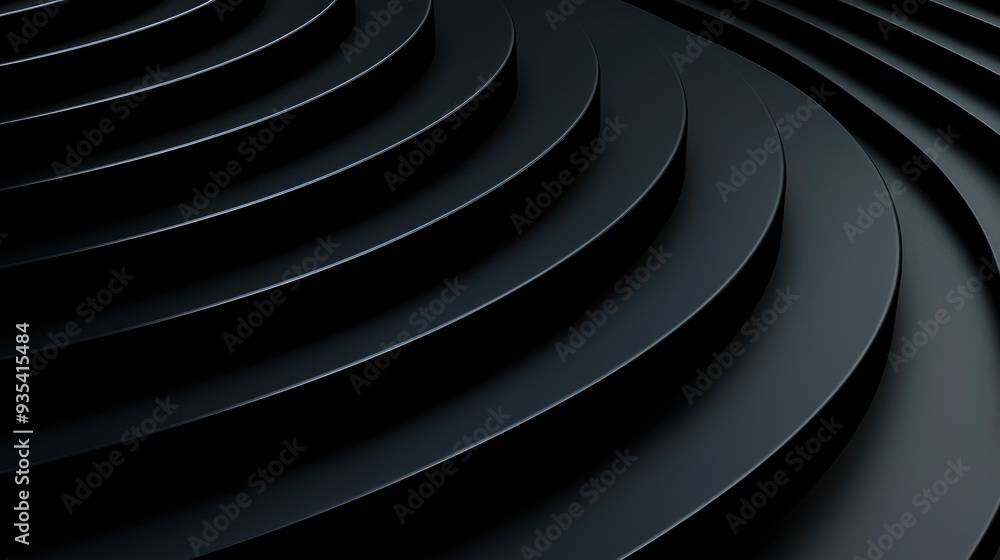 Symmetrical Abstract Lines Flowing Into A Harmonic Rhythm Symmetrical Abstract Lines Flowing Into A Harmonic Rhythm