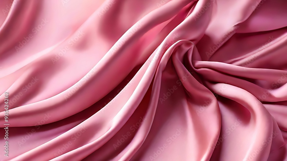 Smooth pink silk fabric background Smooth pink silk fabric background
