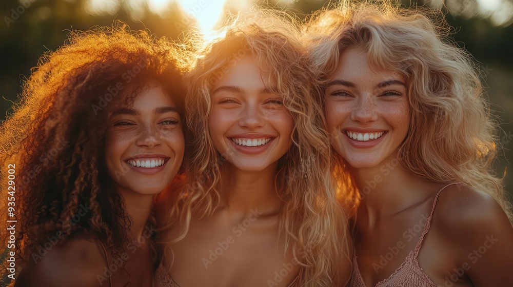 empowering female friendship diverse group of cheerful women embracing natural outdoor setting warm lighting genuine smiles and connection empowering female friendship diverse group of cheerful women embracing natural outdoor setting warm lighting genuine smiles and connection