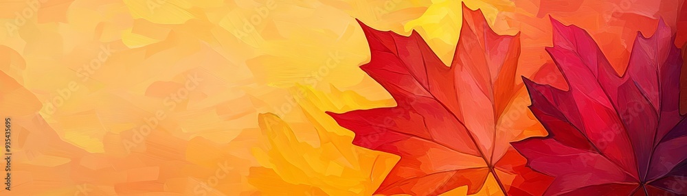 Maple leaf transitioning through autumn, with veins of red and orange spreading across its surface, symbolizing change Maple leaf transitioning through autumn, with veins of red and orange spreading across its surface, symbolizing change