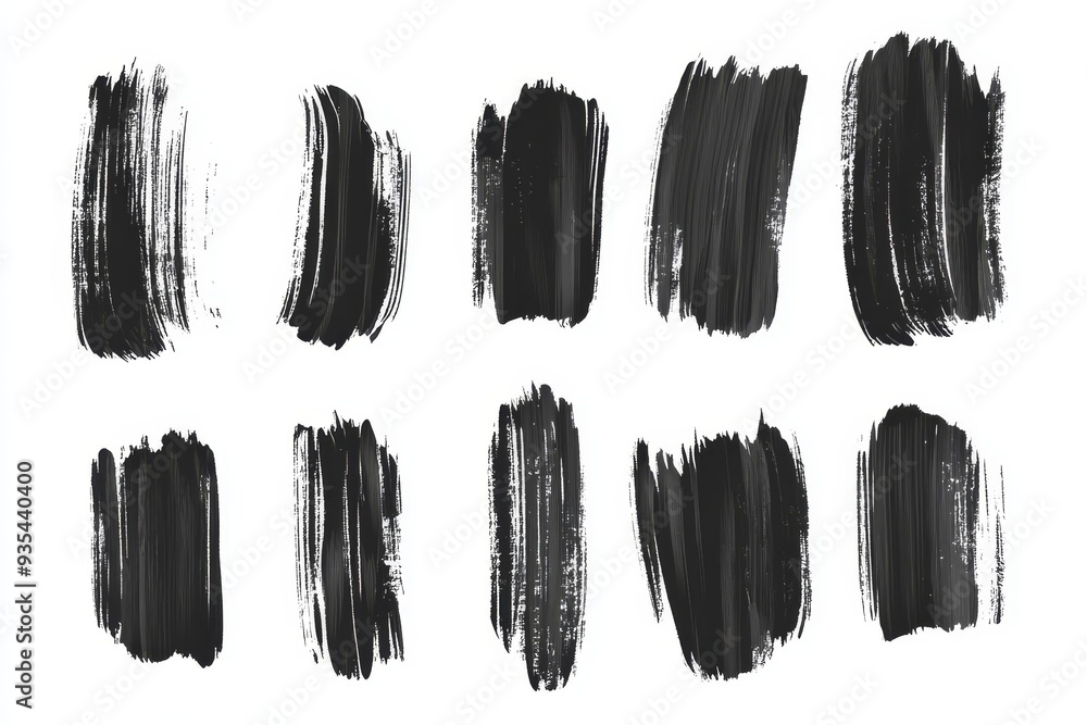 There is a strong separation between the black spray stain paint frame lines and the white background and texture There is a strong separation between the black spray stain paint frame lines and the white background and texture