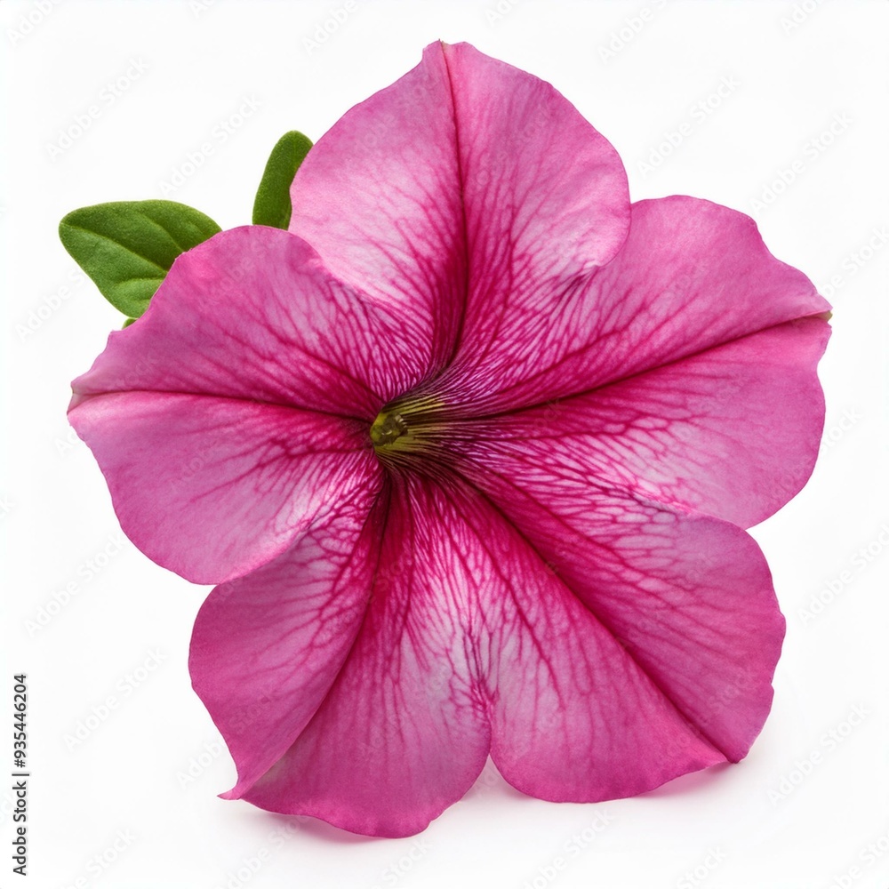 Naklejka premium Pink Petunia isolated on white background