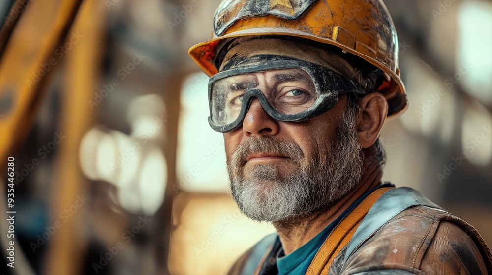 Portrait of a Construction Worker Portrait of a Construction Worker