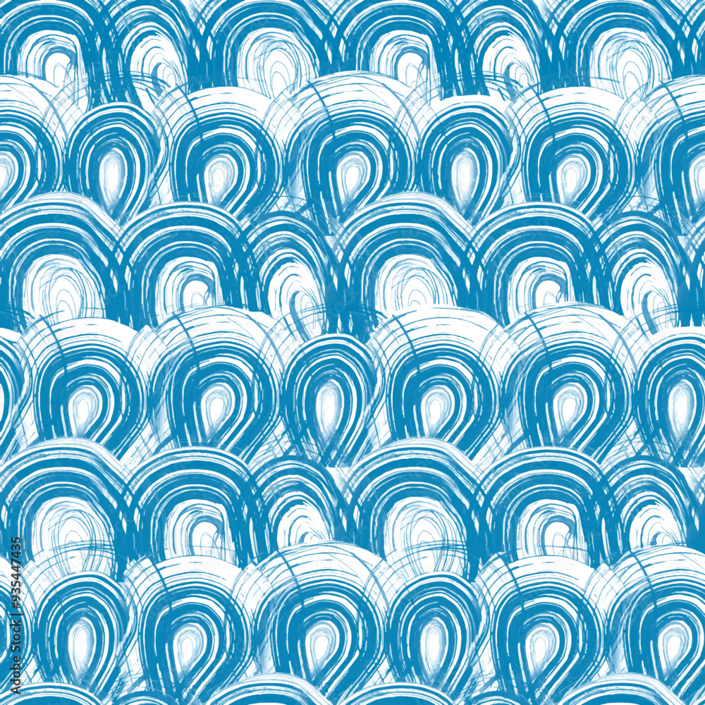 Beautiful vector abstract seamless pattern with monochrome ornament. Abstract hand drawn print design. Stock illustration. Beautiful vector abstract seamless pattern with monochrome ornament. Abstract hand drawn print design. Stock illustration.