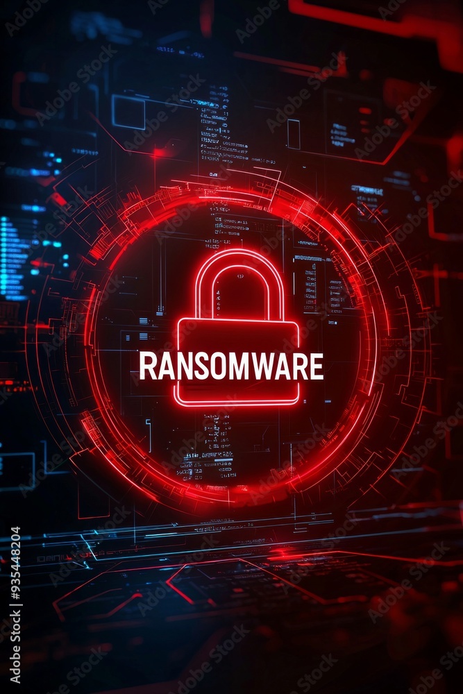 A red padlock icon with a bold text A red padlock icon with a bold text