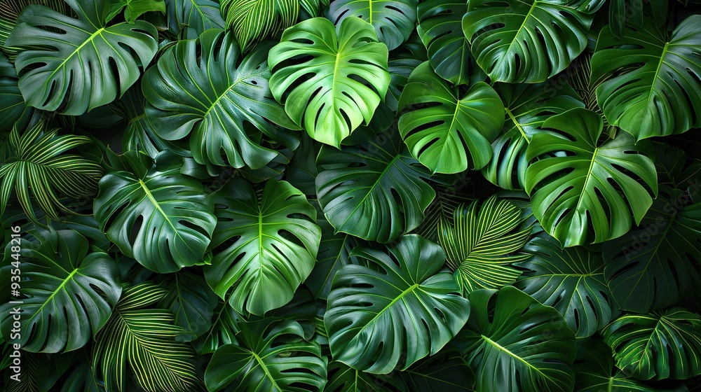 Tropical Leaf Background Tropical Leaf Background