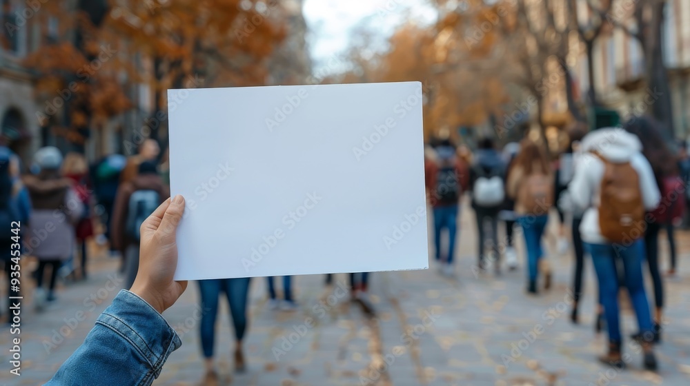 A mockup of a blank flyer being distributed on a college campus. Perfect for showcasing your design on a realistic setting. A mockup of a blank flyer being distributed on a college campus. Perfect for showcasing your design on a realistic setting.