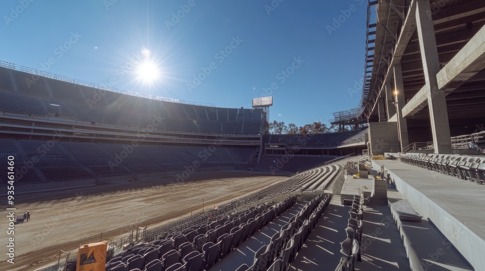 Stadium Under Construction - A Glimpse of Future Excitement Stadium Under Construction - A Glimpse of Future Excitement