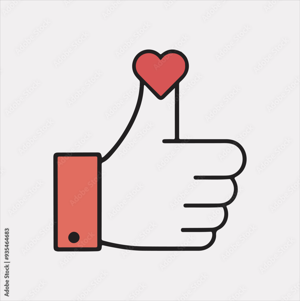 Counter 1 like Vector silhouette illustration icon on a white background Counter 1 like Vector silhouette illustration icon on a white background