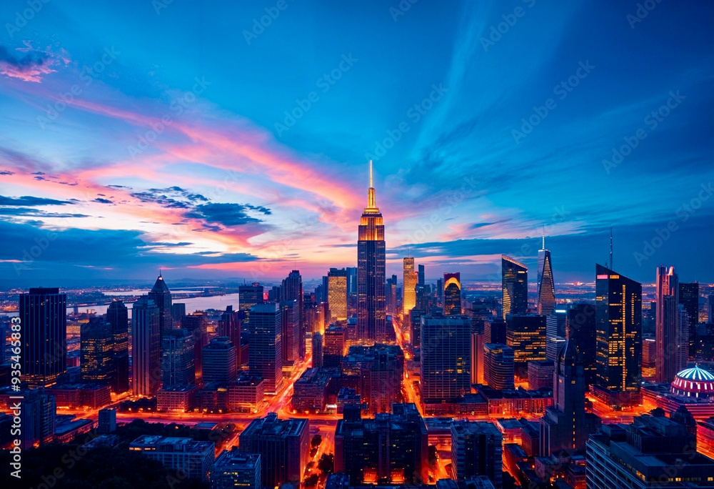 Obraz premium City at Night