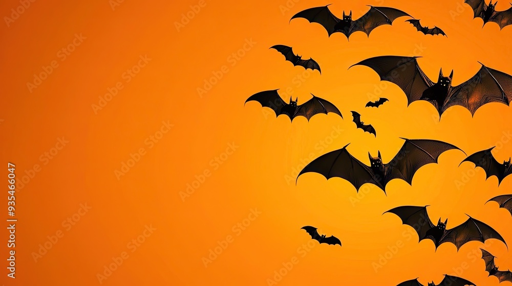 halloween background with bats halloween background with bats