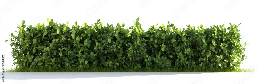Obraz premium Transparent 3D illustration of a bush
