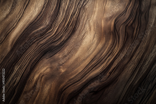 Walnut Wood texture, Natural light warm color wood texture with unique grain patterns. Close up of a wooden surface background.