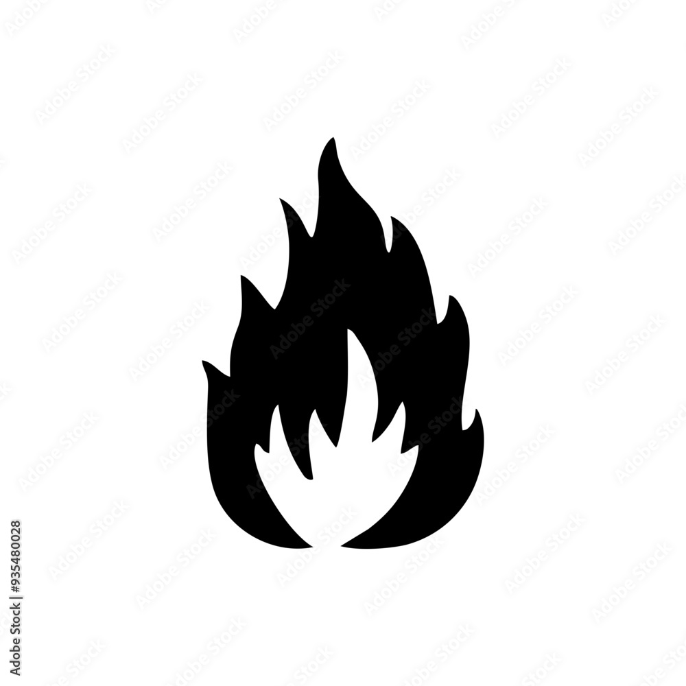 ISO prohibition safety signs_no fire or open flame symbol only ISO prohibition safety signs_no fire or open flame symbol only