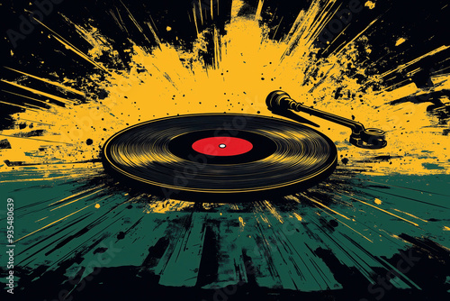 50s Music Background