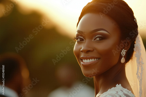 African Wedding Couple