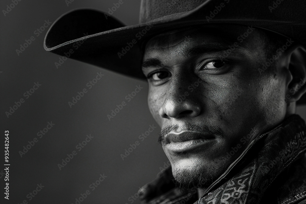 Dramatic western movie scene personage harsh brutal cowboy beautiful cowgirl, Generative AI Dramatic western movie scene personage harsh brutal cowboy beautiful cowgirl, Generative AI