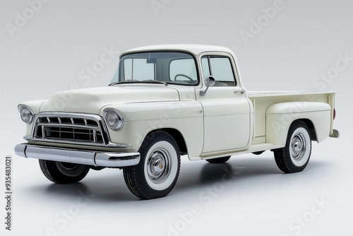 Pick Up Truck White Background