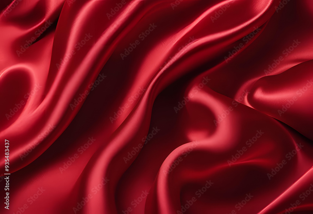 Obraz premium red satin backgound