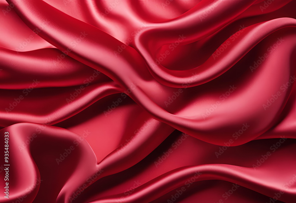Obraz premium red satin backgound