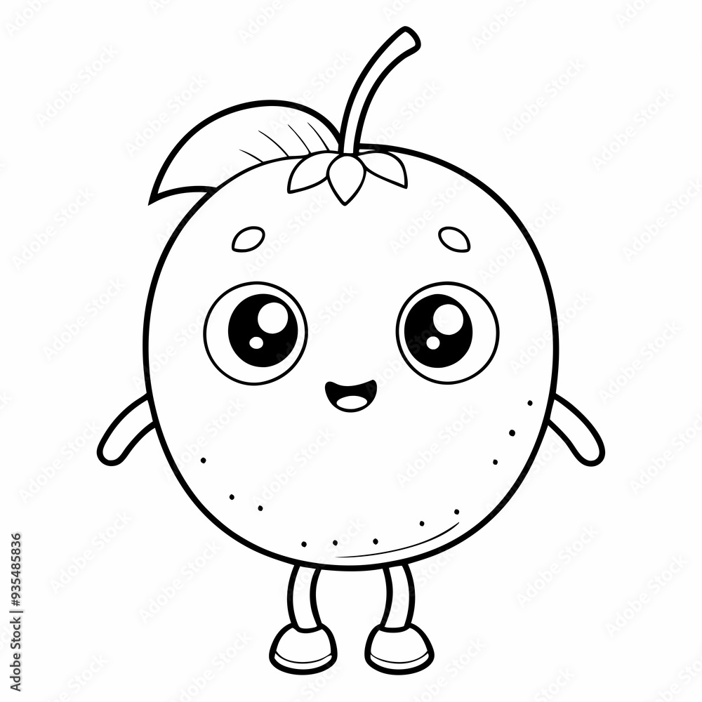 Fototapeta premium fruit Coloring Page