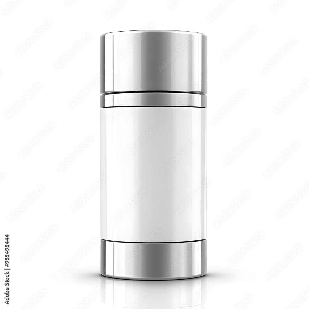 Aftershave Balm Container Isolated on White Background Aftershave Balm Container Isolated on White Background